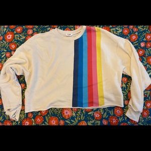 Re/done distressed crop in medium